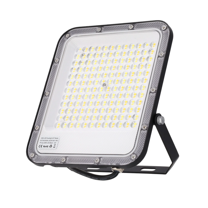 Foco Proyector LED 100W 110Lm/W 90º 220-240VAC IP65 CCT (Tonalidad Luz Regulable) 4000/5000/6500ºK