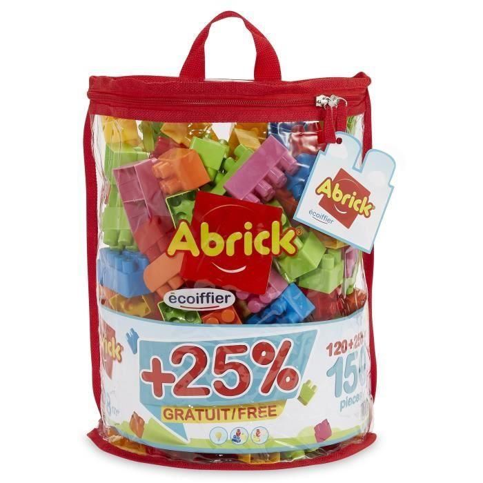 Ecoiffier - Colección de Abrick - Juego de construcción - 18 meses - 150 bolsas de ladrillo 1 Ecoiffier - Colección de Abrick - Juego de construcción - 18 meses - 150 bolsas de ladrillo 1