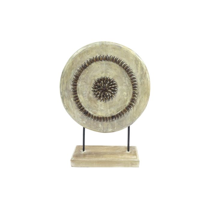 DKD Home Decor Decoración Balines Círculo Beige, Materiales: Albasia y Hierro, Dimensiones: 39x12x55 cm 0 DKD Home Decor Decoración Balines Círculo Beige, Materiales: Albasia y Hierro, Dimensiones: 39x12x55 cm 0