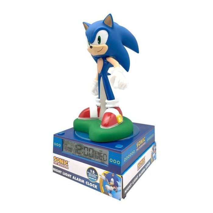 Lampara 3D con despertador Sonic the Hedgehog 1 Lampara 3D con despertador Sonic the Hedgehog 1