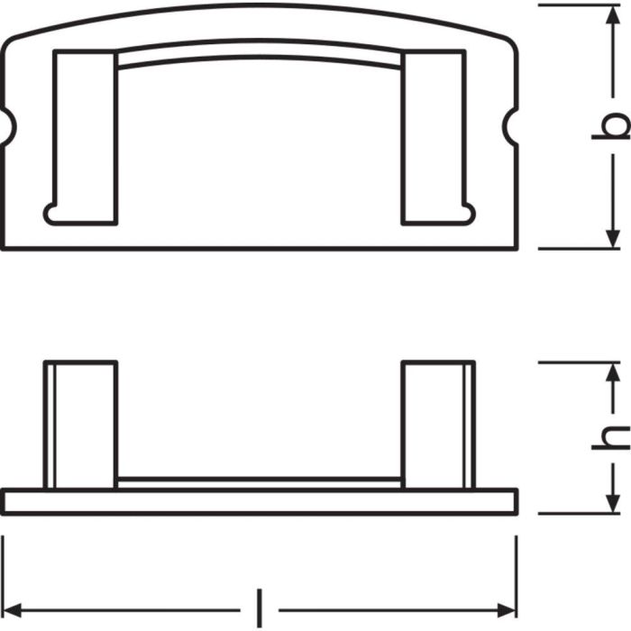 Ledvance LVE-4058075277694 Tapón Final Perfil Plano Tiras LED PF04/EC - Pack 2, Perfil Bajo y Montaje Rápido 1 Ledvance LVE-4058075277694 Tapón Final Perfil Plano Tiras LED PF04/EC - Pack 2, Perfil Bajo y Montaje Rápido 1