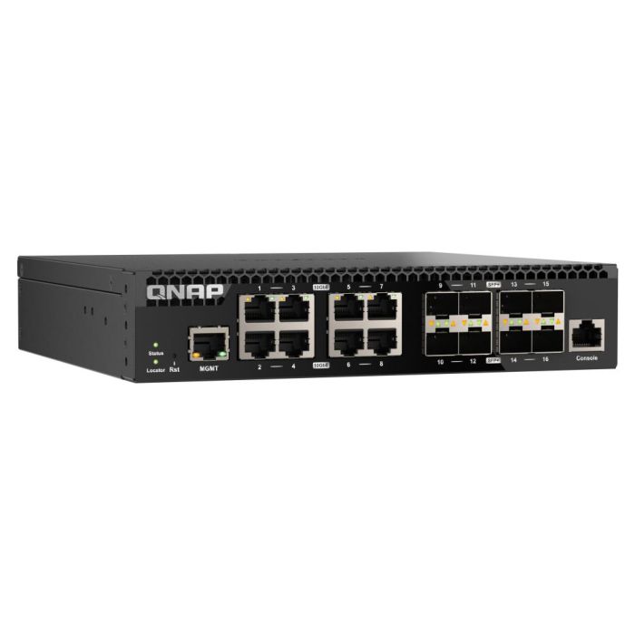 Switch Qnap Qsw - M3216R - 8S8T 18 Puertos 4 Switch Qnap Qsw - M3216R - 8S8T 18 Puertos 4