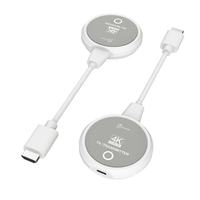 Adaptador HDMI j5create JVAW75-N Blanco Gris 9