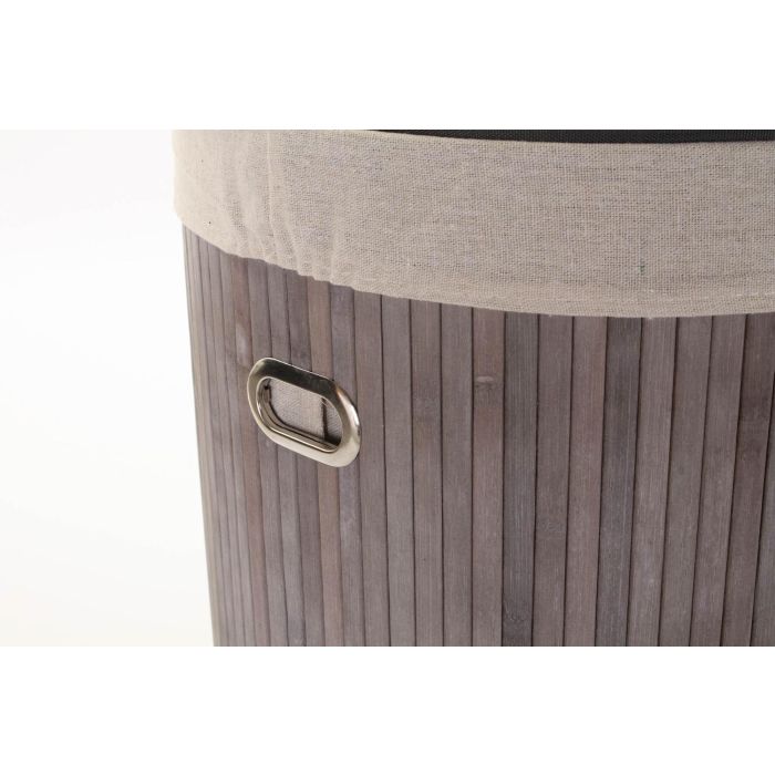 DKD Home Decor Cesta Ropa Basicos Gris Beige 38 x 60 x 38 cm Set de 3 3 DKD Home Decor Cesta Ropa Basicos Gris Beige 38 x 60 x 38 cm Set de 3 3