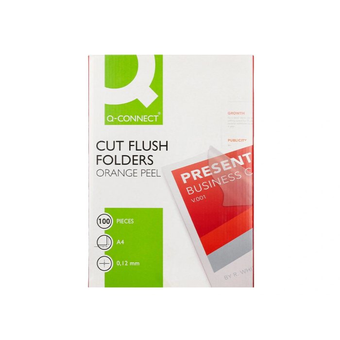 Portadocumentos Q-Connect KF24002 Transparente A4 1