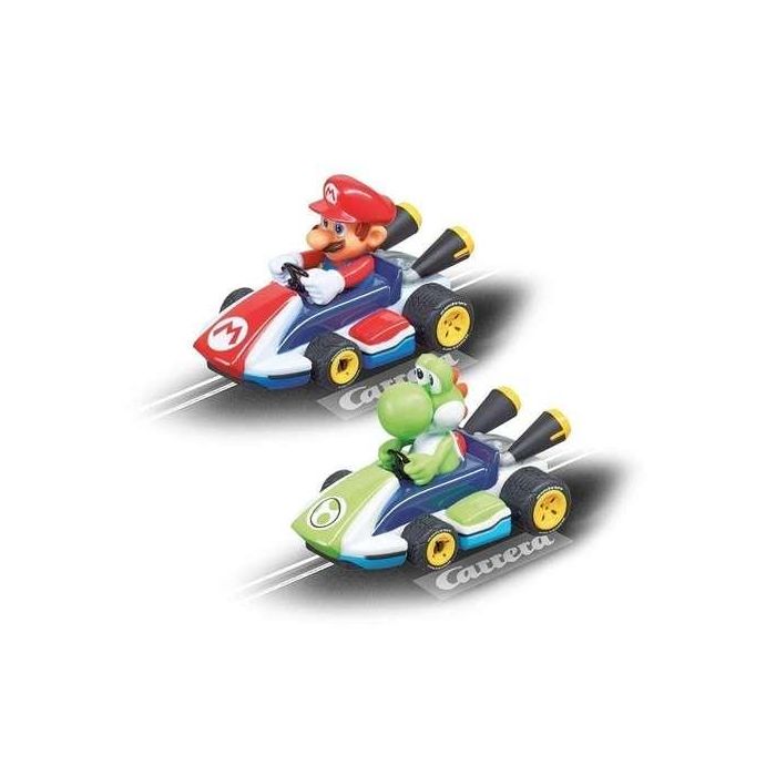 Carrera Pista de Carreras Nintendo Mario Kart con 2 Coches (Mario y Yoshi) 2,4 Metros 4