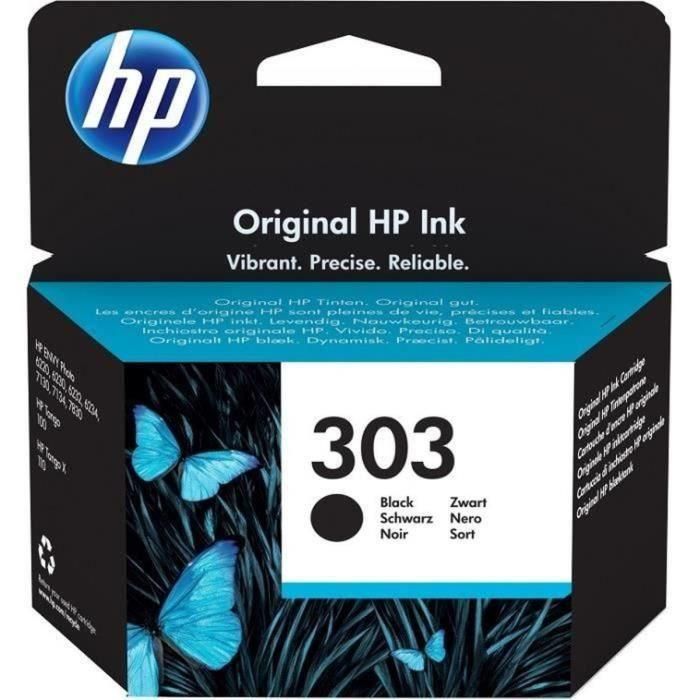 Cartucho Inkjet Hp T6N02Ae Nº303 Envy Photo 6230/7130/7134/7830 Negro (200 Paginas) 0 Cartucho Inkjet Hp T6N02Ae Nº303 Envy Photo 6230/7130/7134/7830 Negro (200 Paginas) 0