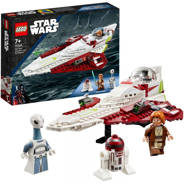 LEGO 75333 Star Wars Jedi Starfighter de Obi-Wan Kenobi - Set de Construcción para Jugar y Coleccionar - El Ataque de los Clones 12 LEGO 75333 Star Wars Jedi Starfighter de Obi-Wan Kenobi - Set de Construcción para Jugar y Coleccionar - El Ataque de los Clones 12