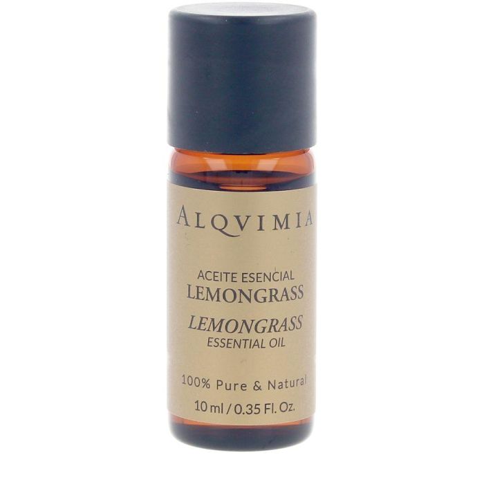 Alqvimia Aceite Esencial de Lemongrass 10 ml - Cymbopogon Flexuosus Oil, Aroma Cítrico y Refrescante