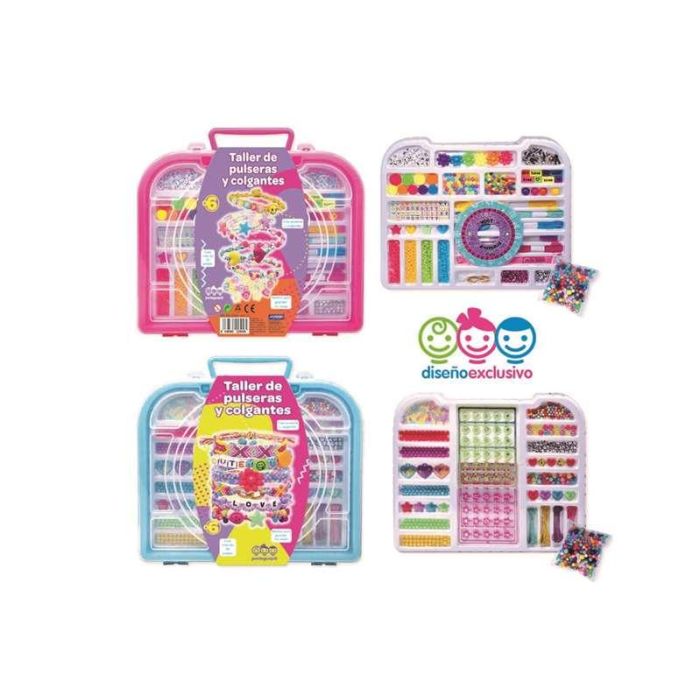 Maletín crea pulseras con accesorios 31x5'8x28cm - modelos surtidos 1 Maletín crea pulseras con accesorios 31x5'8x28cm - modelos surtidos 1
