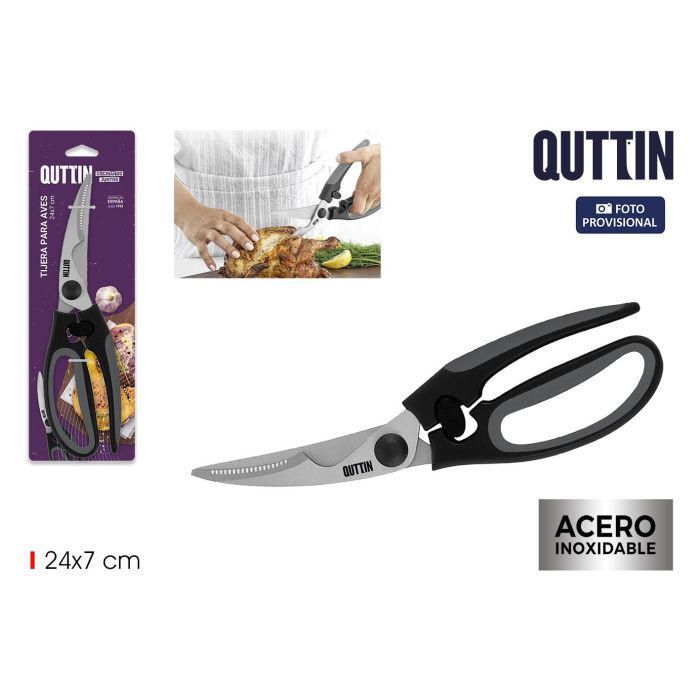 Inde Tijeras para Aves Acero-Plástico 24x7 cm Qutt 0 Inde Tijeras para Aves Acero-Plástico 24x7 cm Qutt 0