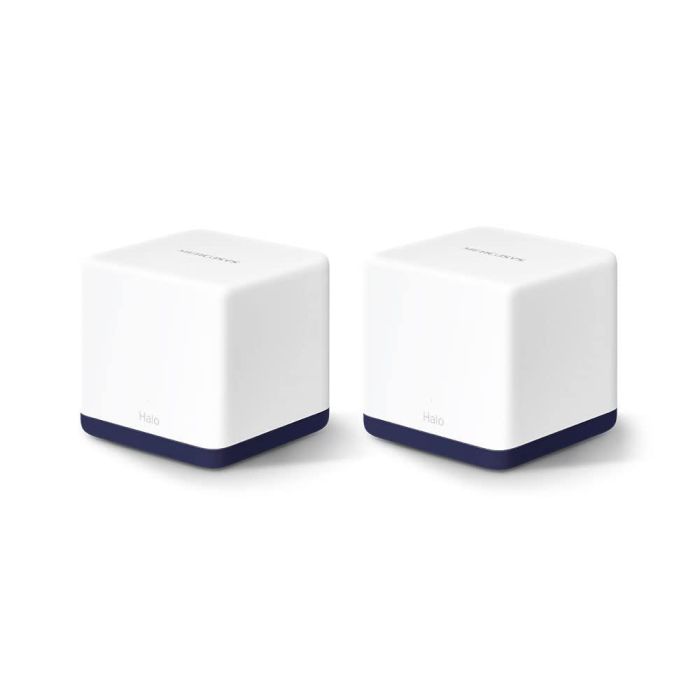 Mercusys Router Mesh Halo H50G AC1900 Mbps, Sistema Wi-Fi para Todo el Hogar, Pack de 2 Unidades, 3 Puertos Gigabit, Control Parental, App MERCUSYS Mercusys Router Mesh Halo H50G AC1900 Mbps, Sistema Wi-Fi para Todo el Hogar, Pack de 2 Unidades, 3 Puertos Gigabit, Control Parental, App MERCUSYS