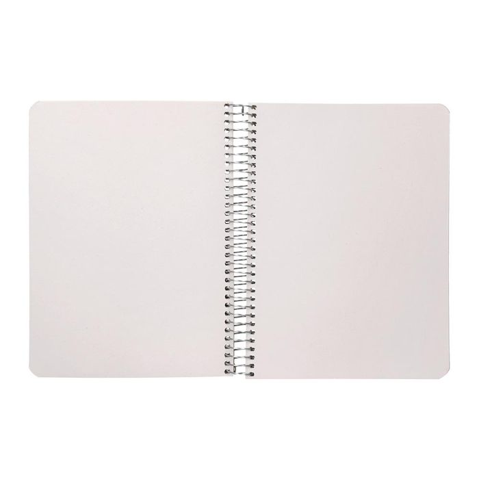 Cuaderno Espiral Liderpapel Din A5 Tapa Cartulina Kraft Contracolada 120H Papel 100% Reciclado 80 gr Liso 6