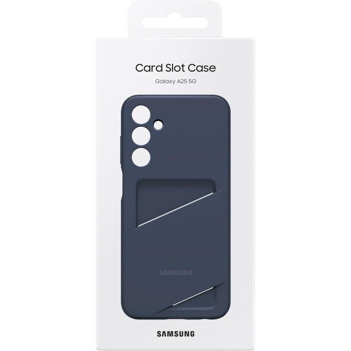 SAMSUNG Card Slot Case para Galaxy A25 5G, funda protectora con ranura para tarjetas, color azul oscuro 4 SAMSUNG Card Slot Case para Galaxy A25 5G, funda protectora con ranura para tarjetas, color azul oscuro 4