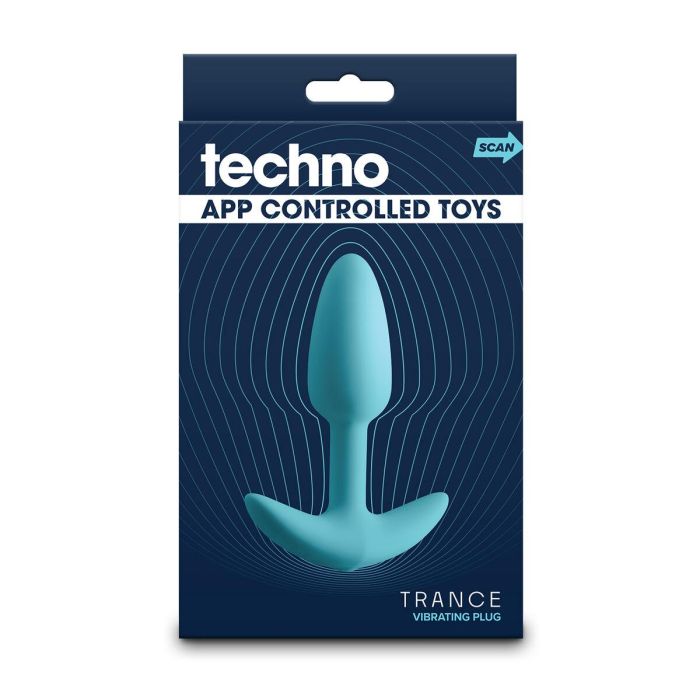 Plug Vibrador Anal NS Novelties Trance Azul 1 Plug Vibrador Anal NS Novelties Trance Azul 1