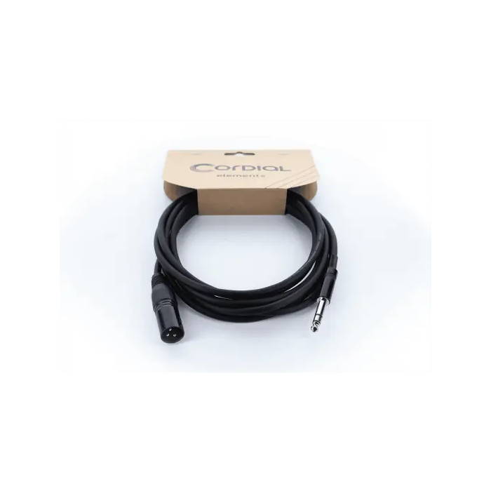 Cordial Cable de Audio XLR Macho / Jack Estéreo - 6 m 2