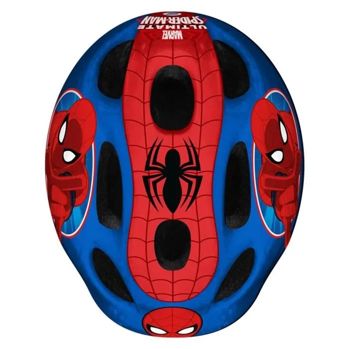 Stamp Casco SPIDERMAN Talla S Ajustable 50-56cm con Sistema de Anillo y Tirantes Ajustables - Niño - Marvel 1