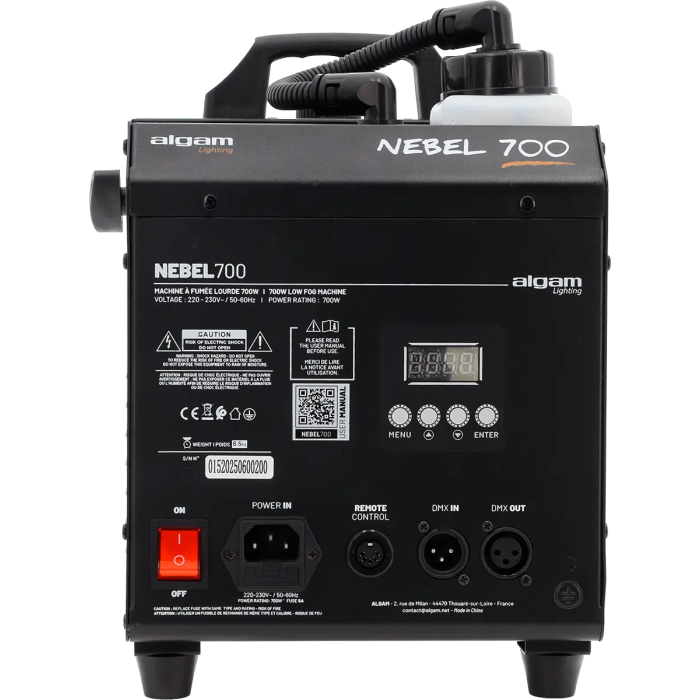 Algamlight Nebel 700 DE7000W Máquina de Humo Denso 700W 70m² 4