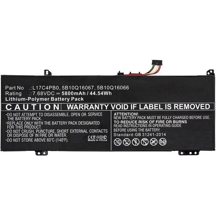 CoreParts Laptop Battery for Lenovo 44.08Wh Li-ion 7.6V 5800mAh Black, Lenovo Air 14, Flex 6-14, Flex 6-14, IdeaPad 530s-14IKB, CoreParts Laptop Battery for Lenovo 44.08Wh Li-ion 7.6V 5800mAh Black, Lenovo Air 14, Flex 6-14, Flex 6-14, IdeaPad 530s-14IKB,