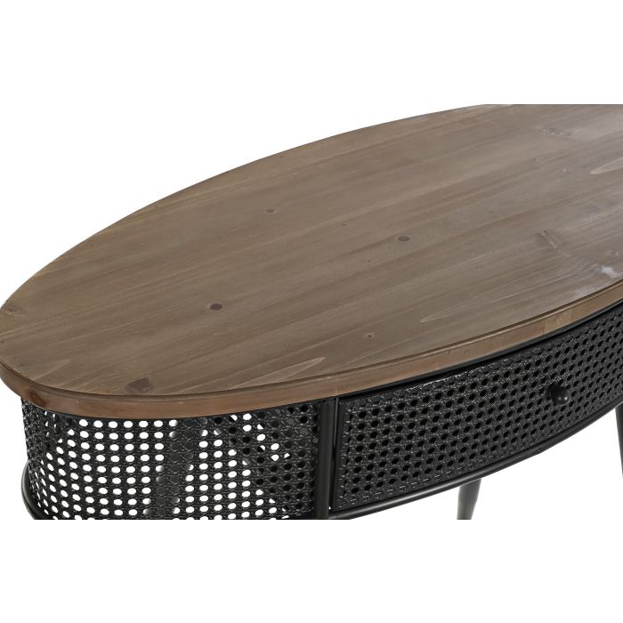 DKD Home Decor Consola Loft Negro Marron 39 x 78 x 90.5 cm 1