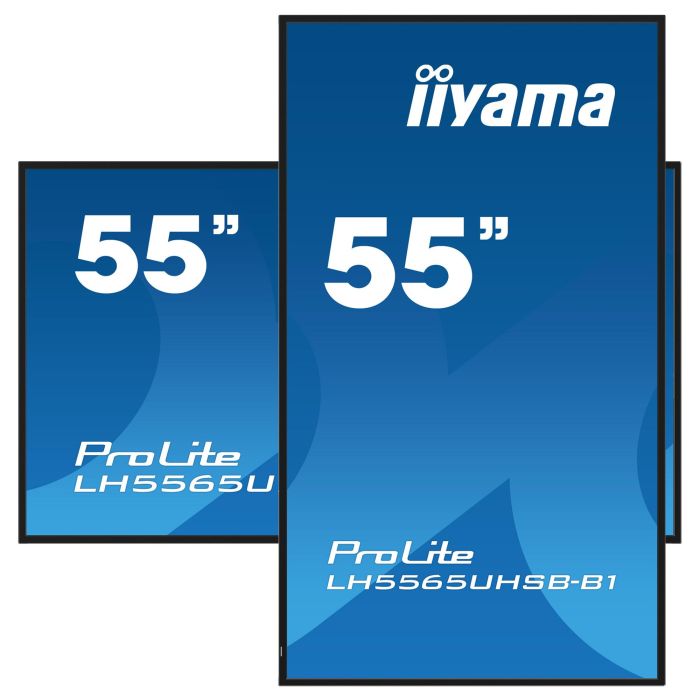 iiyama LH5565UHSB-B1 Monitor 55" 4K UHD IPS 60Hz 24/7 Negro 11 iiyama LH5565UHSB-B1 Monitor 55" 4K UHD IPS 60Hz 24/7 Negro 11