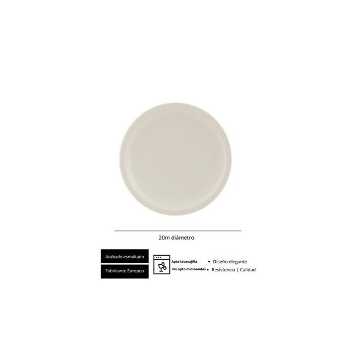 Modern Plato Llano 24 Cm (6 Unidades) 1 Modern Plato Llano 24 Cm (6 Unidades) 1