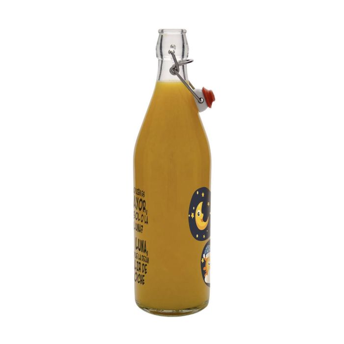 Botella de Cristal La Mediterránea Vidrio 1 L (12 Unidades) 10 Botella de Cristal La Mediterránea Vidrio 1 L (12 Unidades) 10