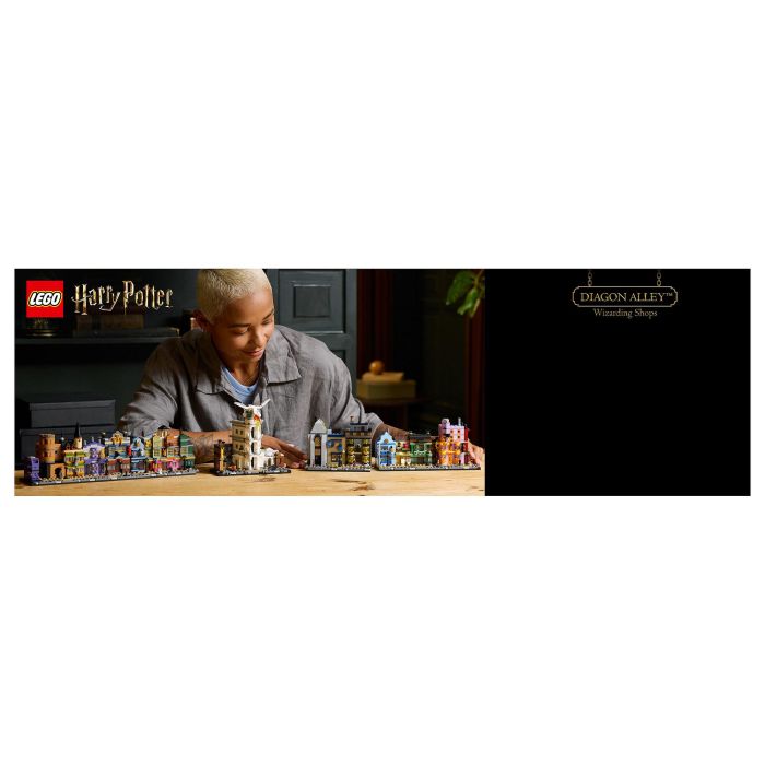 LEGO Harry Potter 76444 Tiendas Mágicas del Callejón Diagon, Juego de Construcción 2750 Piezas 24