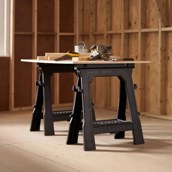 Stanley Caballetes Plegables Profesionales 450KG Juego de 2 3