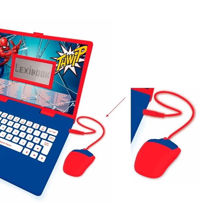 Lexibook Ordenador Portátil Spiderman JC598SPI2 Educativo Bilingüe con 124 Actividades para Niños +4 Años 3