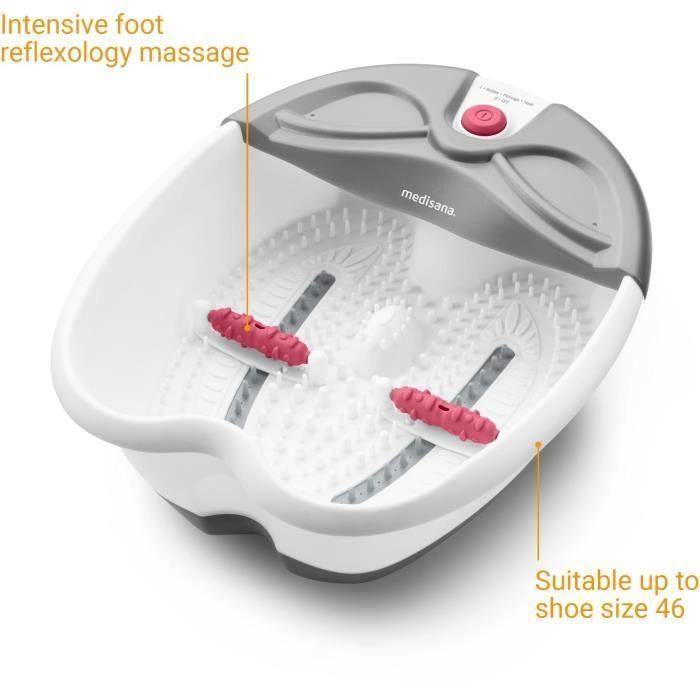 MEDISANA - FS 300 - Baño de pies - Blanco - Spa masaje y vibración relajante 2 MEDISANA - FS 300 - Baño de pies - Blanco - Spa masaje y vibración relajante 2