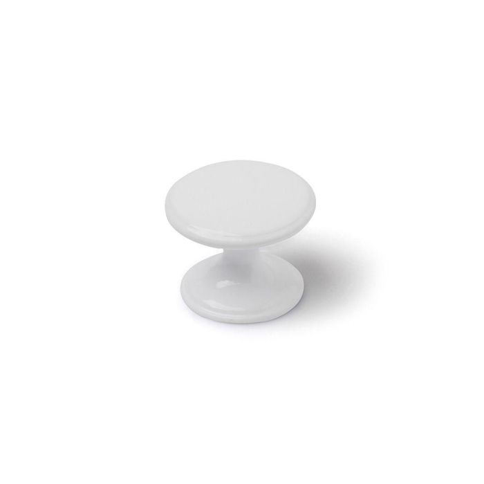 Rei mod. 756 Blister 4 Pomos Redondos para Mueble Zamak Acabado Blanco Ø33mm Rei mod. 756 Blister 4 Pomos Redondos para Mueble Zamak Acabado Blanco Ø33mm