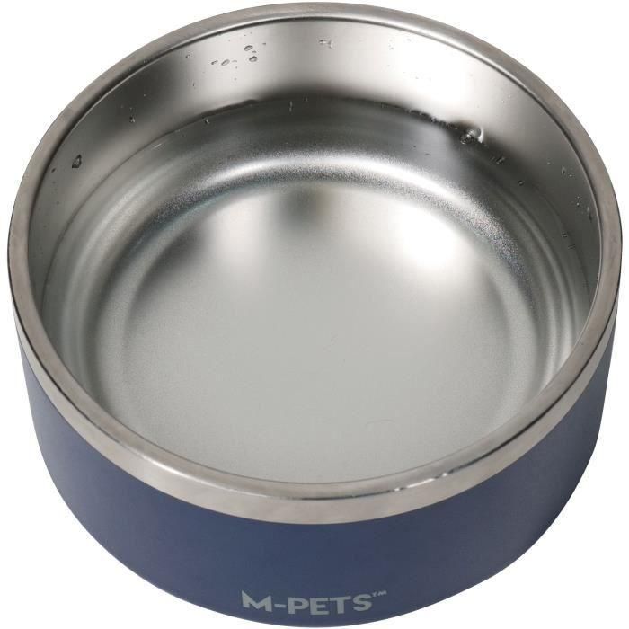 Cuenco - M PETS - ESKIMO - Doble pared 1,25 L - Negro - Acero inoxidable, antideslizante, inodoro, inoxidable, lavable 2 Cuenco - M PETS - ESKIMO - Doble pared 1,25 L - Negro - Acero inoxidable, antideslizante, inodoro, inoxidable, lavable 2