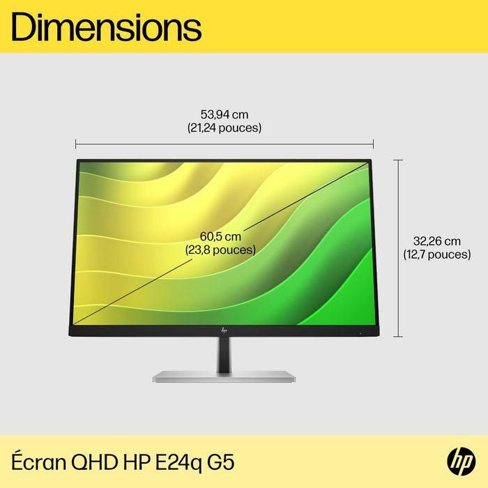 HP E24q G5 QHD Monitor 25 HP E24q G5 QHD Monitor 25