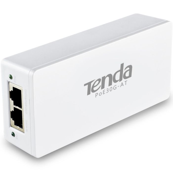 Inyector Poe Tenda 30 W 2 Puertos Inyector Poe Tenda 30 W 2 Puertos