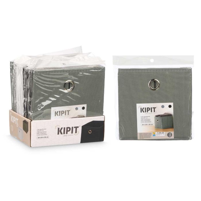 Caja Plegable Organizadora 20X20X20Cm Surtidos Neutr Kipit (24 Unidades) 2 Caja Plegable Organizadora 20X20X20Cm Surtidos Neutr Kipit (24 Unidades) 2