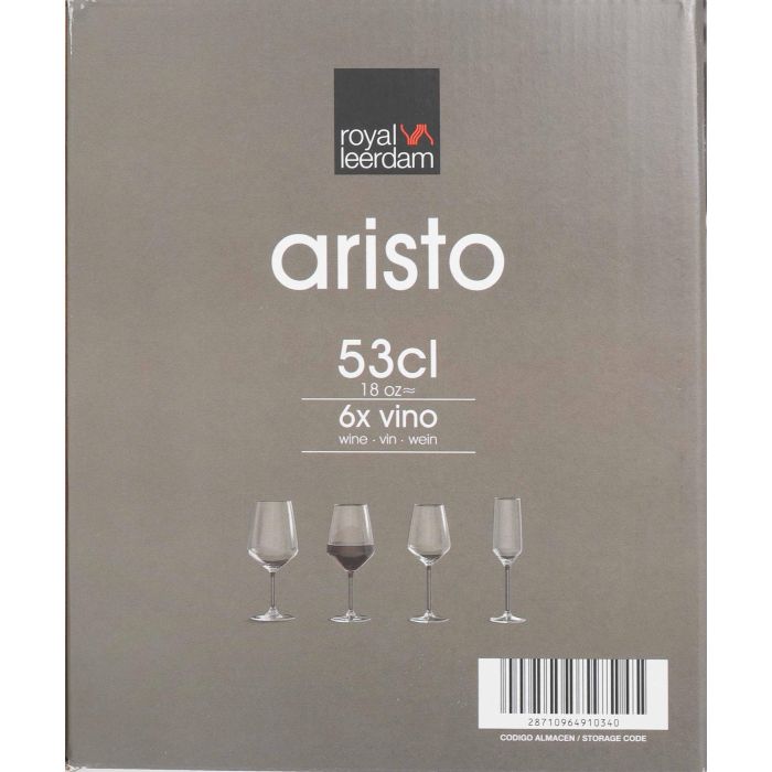 Royal Leerdam Set 6 Copas Vino 53 cl "Aristo"