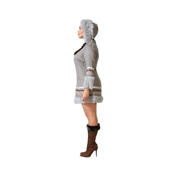 Disfraz Esquimal Gris Mujer Adulto XXL 1 Disfraz Esquimal Gris Mujer Adulto XXL 1