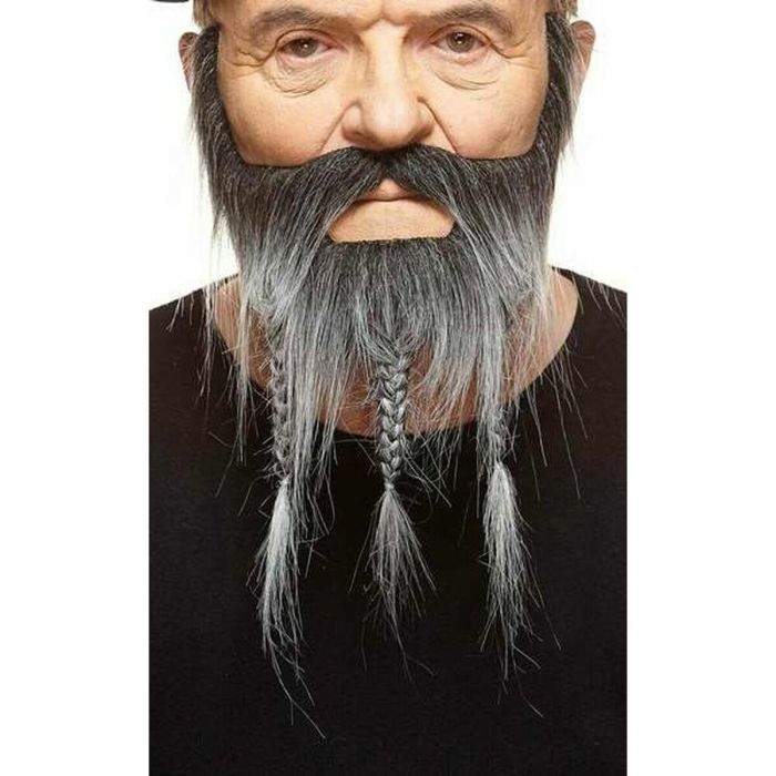 Barba, bigote y cejas adulto talla única Barba, bigote y cejas adulto talla única