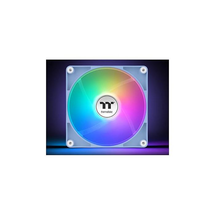 Thermaltake CL-F203-PL14BU-A Ventilador PC 140mm CT140 ARGB Sync Azul Hortensia 2 Pack - 500-1500 RPM, 77.37 CFM Thermaltake CL-F203-PL14BU-A Ventilador PC 140mm CT140 ARGB Sync Azul Hortensia 2 Pack - 500-1500 RPM, 77.37 CFM