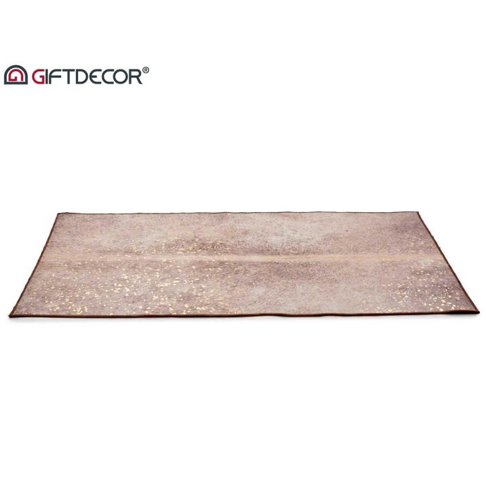 Alfombra Marron 100X150Cm Con Manchas Doradas Giftdecor (9 Unidades) 3 Alfombra Marron 100X150Cm Con Manchas Doradas Giftdecor (9 Unidades) 3