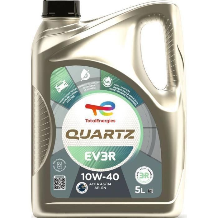 Totalenergies Quartz EV3R 10W-40 Aceite de Motor Sintético 5L 0 Totalenergies Quartz EV3R 10W-40 Aceite de Motor Sintético 5L 0