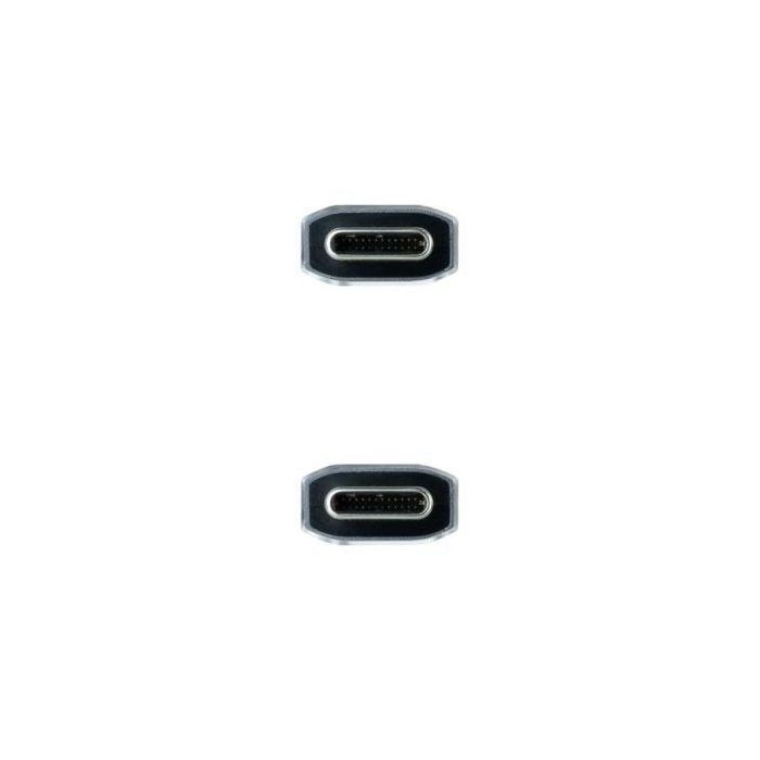 Cable USB 3.1 Tipo-C Nanocable 10.01.4102-COMB/ USB Tipo-C Macho - USB Tipo-C Macho/ Hasta 100W/ 20Gbps/ 2m/ Gris y Negro 2 Cable USB 3.1 Tipo-C Nanocable 10.01.4102-COMB/ USB Tipo-C Macho - USB Tipo-C Macho/ Hasta 100W/ 20Gbps/ 2m/ Gris y Negro 2