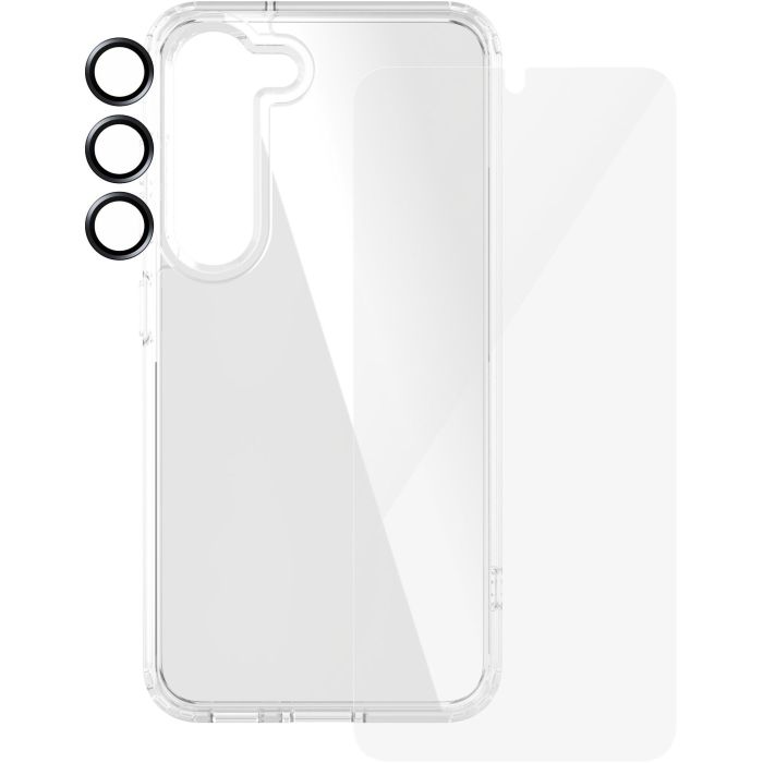 PanzerGlass Pack 3 en 1 para Samsung Galaxy S24 Ultra-Wide Fit con EasyAligner Vidrio Templado Protector de Pantalla 6