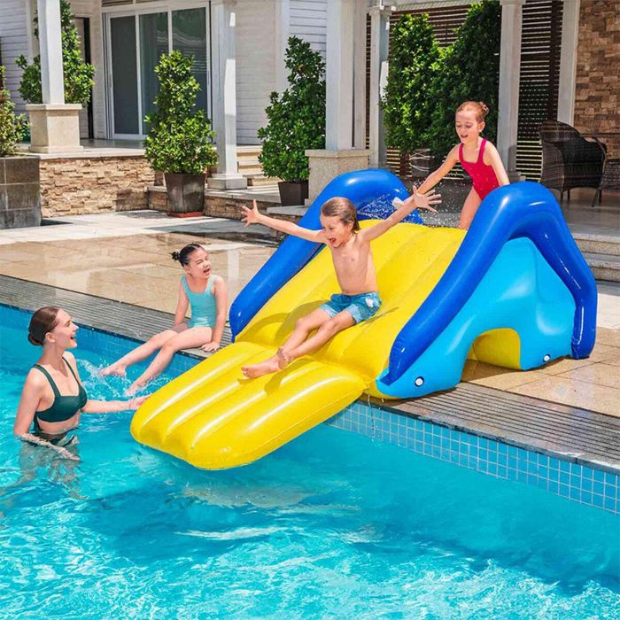 Bestway Tobogan Hinchable 247x124x100 cm +3 Años Piscina 52453 11