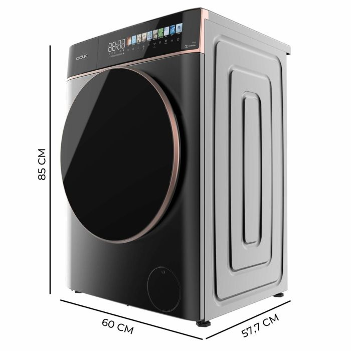 Lavadora Cecotec Bolero DressCode 10900 Inverter FullColor 1400 rpm 10 kg 8