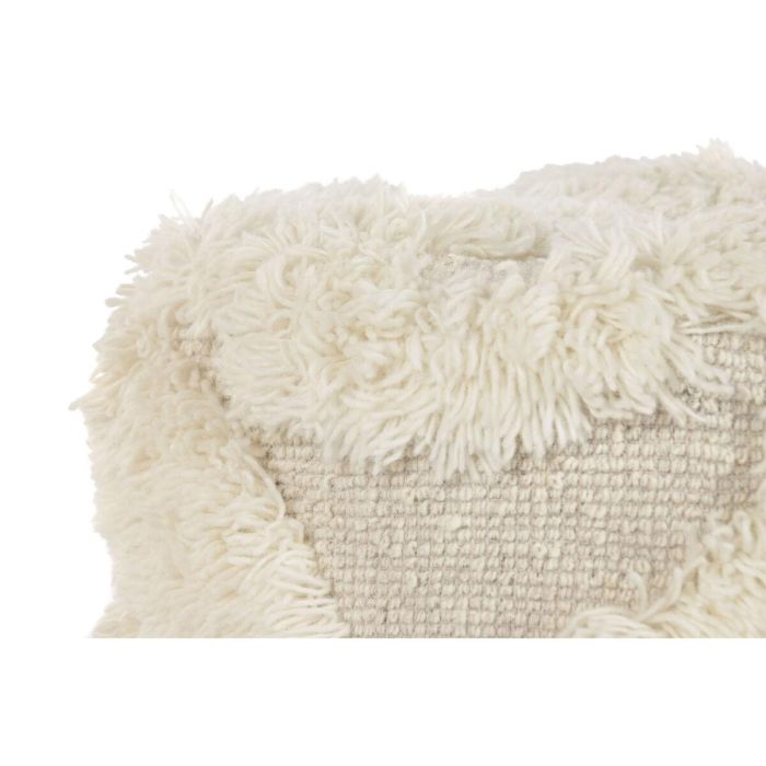 DKD Home Decor Carpets 2c25 Reposapiés Boho Crudo 40 x 40 x 40 cm 2 DKD Home Decor Carpets 2c25 Reposapiés Boho Crudo 40 x 40 x 40 cm 2