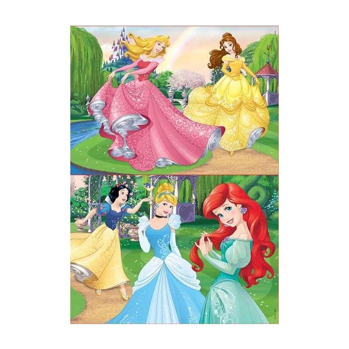 Educa Puzzle de Princesas Disney, 2 Puzzles de 20 Piezas Cada Uno, para Niños de 3 a 5 Años