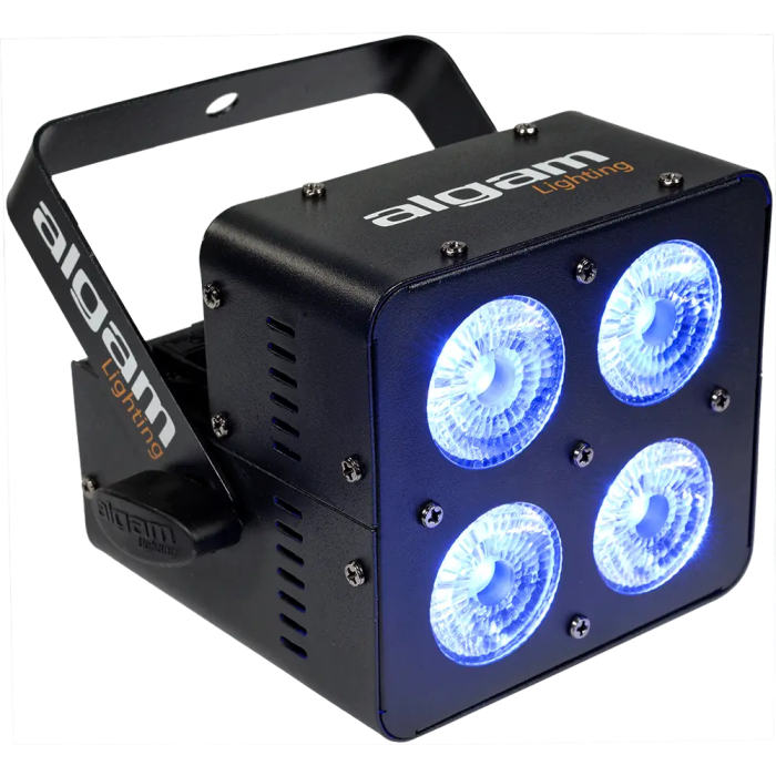 Algamlight Foco Proyector LED 4 x 10W RGBW Algamlight con 4 LEDs de 10W y Ángulo de Haz de 22°, Control DMX y Modos Automático y Musical 1