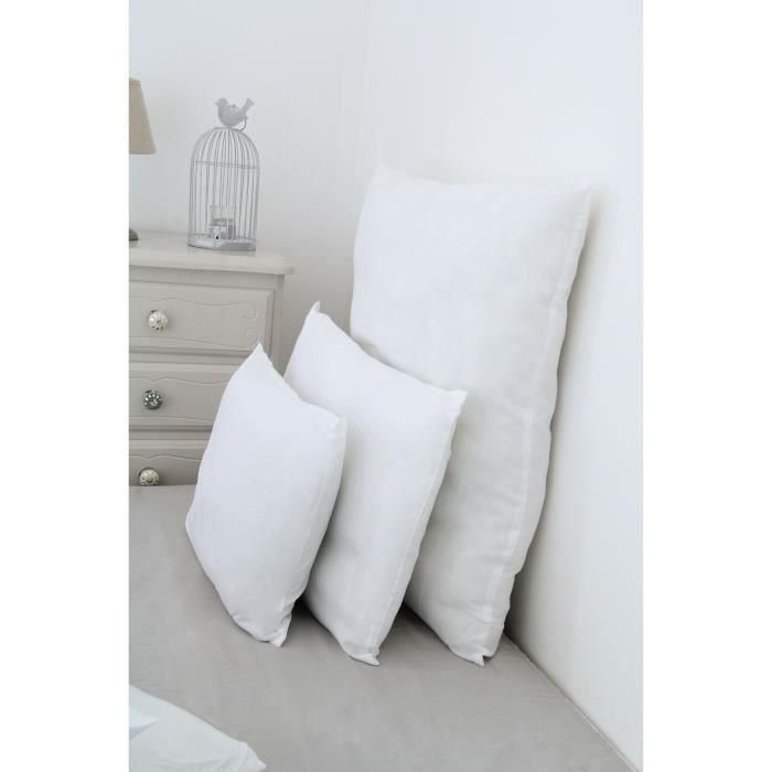 Domiva SOFT NID Almohada de Microfibra 40x60 cm Blanca, Relleno de Fibra de Silicona Hueca, Individual 1